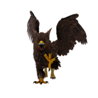 greif oder griffon ein sagenumwobenes wesen mit dem körper eines löwen, dem kopf und den flügeln eines adlers png