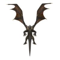 dragón 3d aislado png