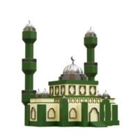 Ramadhan kareem 3d element moské png