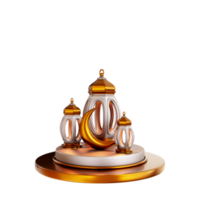 Ramadhan Kareem 3D-Element-Podium png
