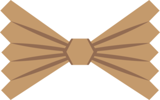 Colored bow. Decorative design element. PNG with transparent background.