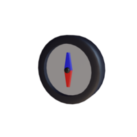 boussole rendu 3d png