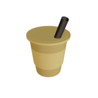 3d drinking glass png