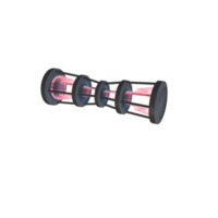 3d tappered lasser png