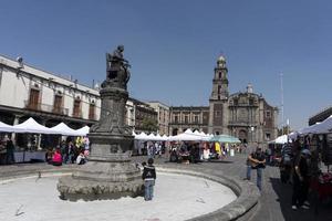 MEXICO CITY, MEXICO - NOVEMBER 5 2017 - Saint Domingo Place market photo