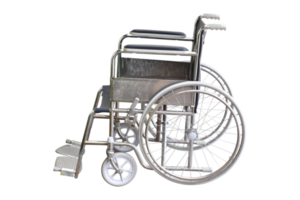 Old wheelchair isolated png