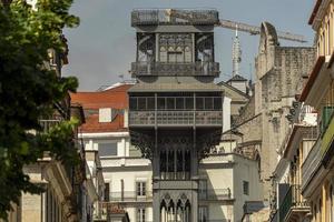 Lisbon Iron Elevator Santa Justa historic building photo