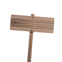 Wooden sign isolated png