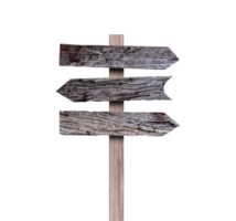 Wood arrow sign isolated png