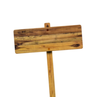 Wooden sign isolated png