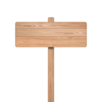 Wooden sign isolated png