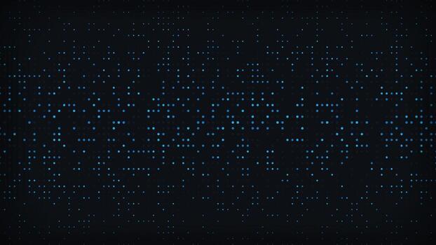 Digital data square blue pattern pixel background. Technology background. vector