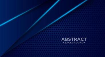 Dark blue modern business abstract background. vector