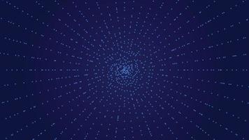 Dot blue pattern screen led light gradient texture background. Abstract technology big data digital background. vector