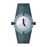 Wristwatch icon in flat style vector
