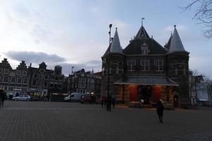 AMSTERDAM, NETHERLAND - FEBRUARY 25 2020 - old town canals photo