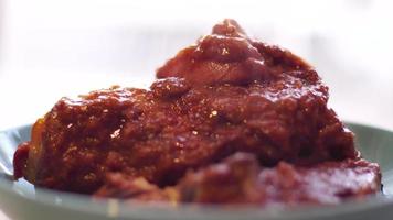 gustoso barbecue costolette con salsa video