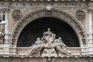 Rome corte di cassazione palace view on cloudy day photo