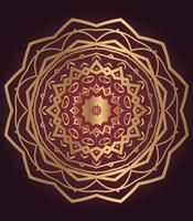 Vintage colorful Mandala with floral ornament. Boho style backgr Free Vector