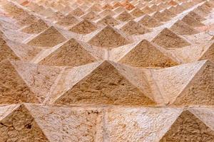 Ferrara diamond palace pyramid facade photo
