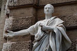 Marble roman statue of Cicero Cicerone photo