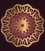 Vintage colorful Mandala with floral ornament. Boho style backgr Free Vector