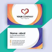 Creative Business Card Template Pro Vector