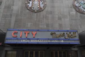 NEW YORK, USA - MAY 5 2019 - Eros Ramazzotti at Radio City Hall photo