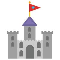 Castle which can easily edit or modify vector