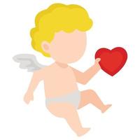 Cupid which can easily edit or modify vector