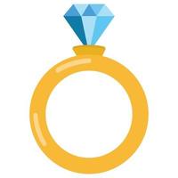 Engagement Ring which can easily edit or modify vector