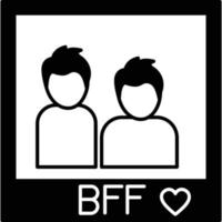 Best Friend Photo which can easily edit or modify vector