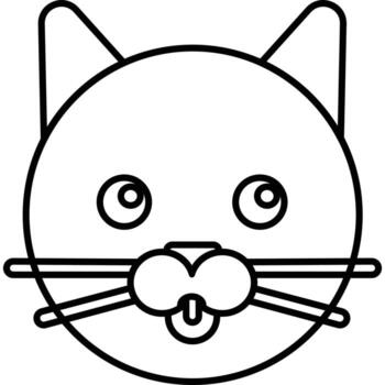 Cat which can easily edit or modify vector