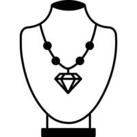 Necklace which can easily edit or modify vector