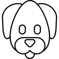 Dog which can easily edit or modify vector