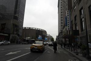 NEW YORK, USA - MAY 5 2019 - City streets congested traffic jam photo