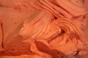 Italian ice cream gelato detail photo