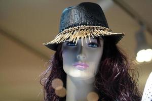 maniquí de sombrero de niña vaquera foto