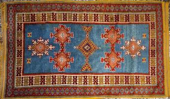 persian carpet old antique vintage photo