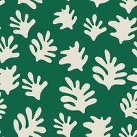 Abstract seamless pattern bundle with natural shapes, random freehand matisse wallpaper collection. Trendy fashion background includes modern minimalist art. vector