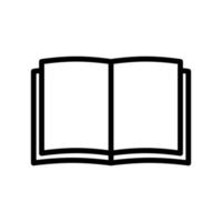 Reading icon line isolated on white background. Black flat thin icon on modern outline style. Linear symbol and editable stroke. Simple and pixel perfect stroke vector illustration
