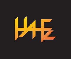 HYAHEK Letter Logo. HYAHEK Letter Logo Design. Modern stylish logos with letters HYAHEK. HYAHEK Letter Logo Business Template Vector icon. Letter HYAHEK  logo icon design template elements