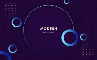 abstract purple dark with circle ring blue gradient color modern geometric shape background. eps10 vector