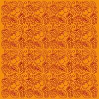 fruit pattern background suitable for background social media post and etc.. vector