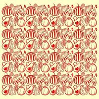 fruit pattern background suitable for background social media post and etc.. vector