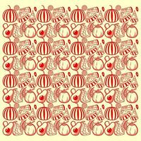 fruit pattern background suitable for background social media post and etc.. vector