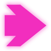 seta neon rosa png