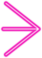 neonpinker Pfeil png