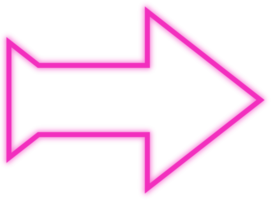 neon pink arrow png