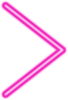 neon pink arrow png